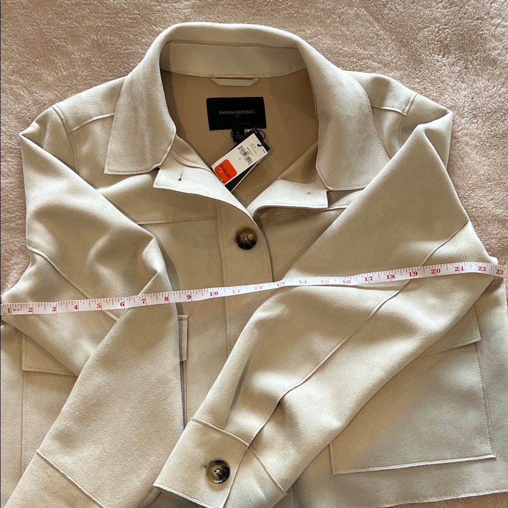 Banana Republic Factory faux suede jacket - Picture 5 of 5
